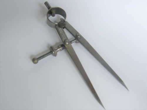 Vintage Moore and Wright drawing compass