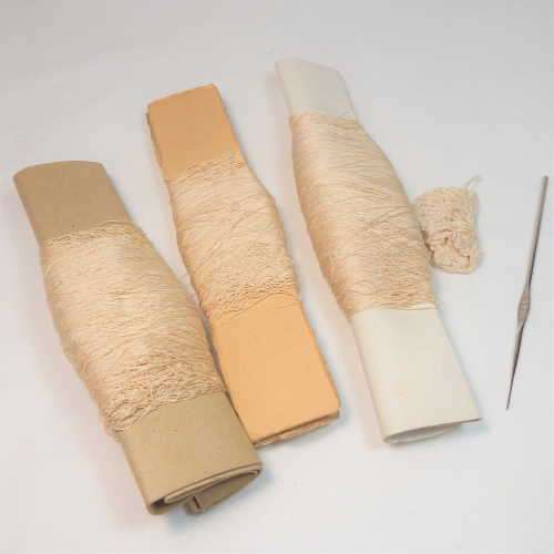 Vintage crochet yarn and needle