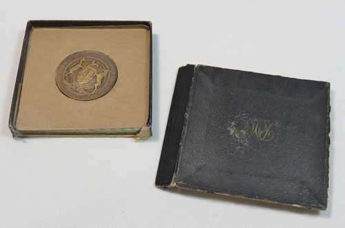 1935 Union of South Africa George V Bronze Jubilee medal in damaged box