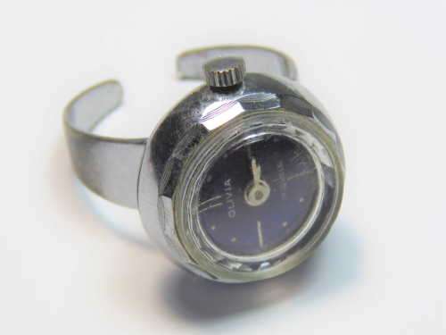 Vintage Olivia manual wind ring watch - Not working