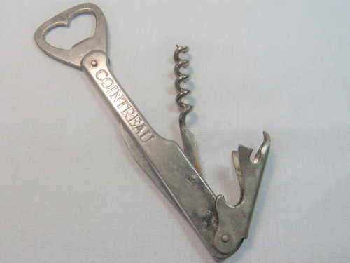 Vintage Contreau corkscrew and bottle opener - Some rust