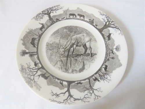 Wedgwood - The World Wildlife Fund - Waterbuck plate