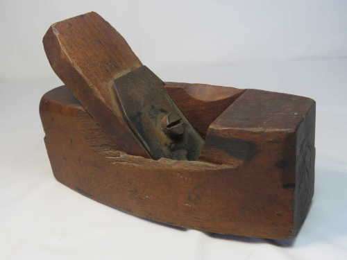 Vintage wood plane marked `GFH`