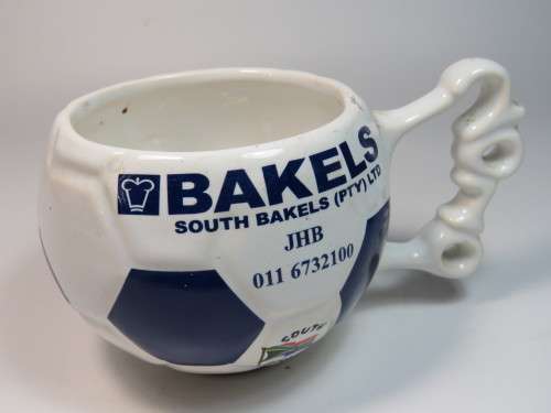 Bakels 2010 soccer world cup advertising mug