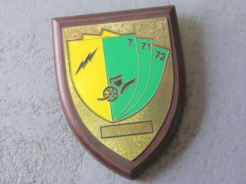 SADF 7th Division 71 and 72 Motorised Brigade plaque