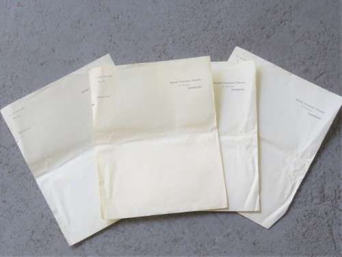 4 Pages of empty writing paper of the British Consulate General in Hamburg, Germany - Vintage