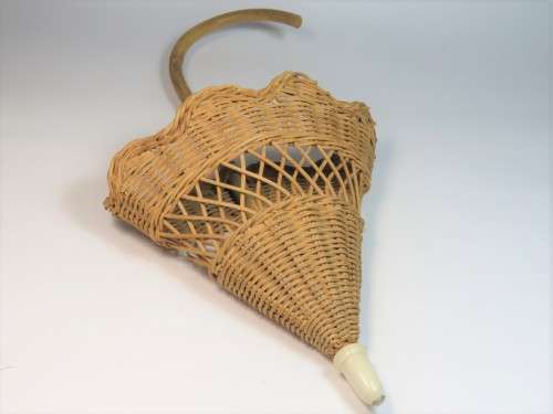 Vintage bambo flower girl basket