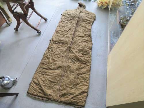 SADF Nutria sleeping bag inner with hood and bag - Very good condition - 193cm x 78cm