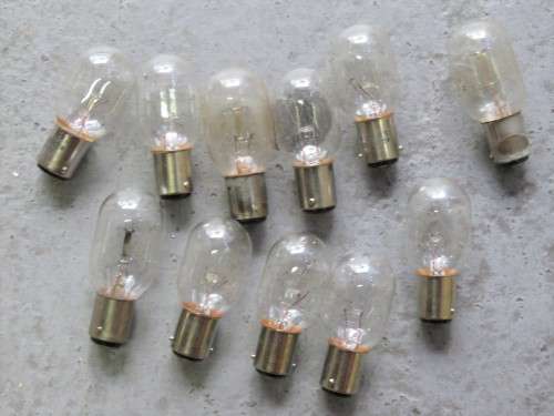 Lot of vintage photography flash bulbs