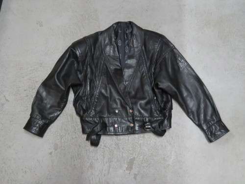 Genuine black leather jacket - Tailored by Leather & Suede