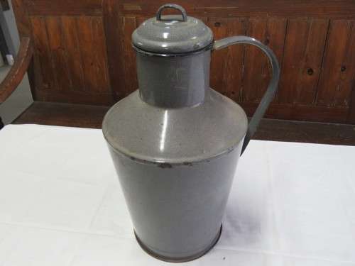 Vintage cream can - Could have also been used for milk - 38cm high