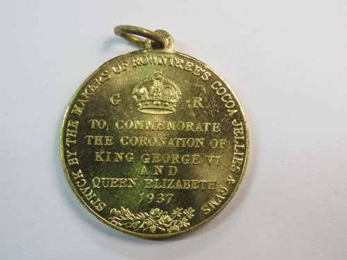 1937 Edward VII coronation medallion strack by the makers of Rountrees Cocoa Jellies and Gums