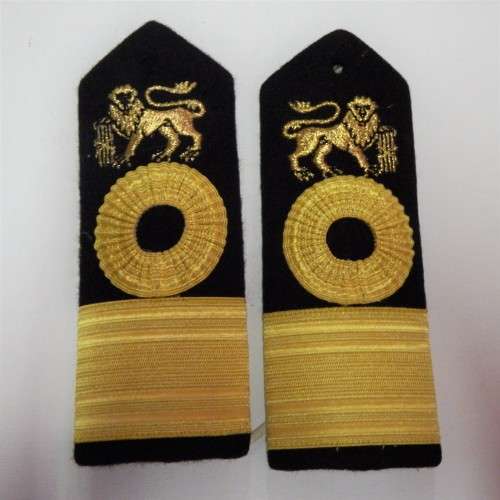 Pair of SA Navy Commodore rank epaulettes