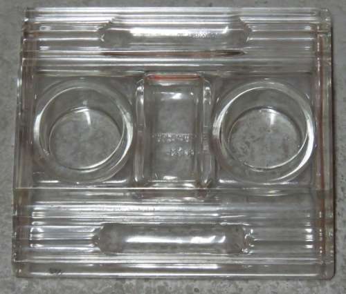 Vintage Sengbusch No.321 glass desk organiser