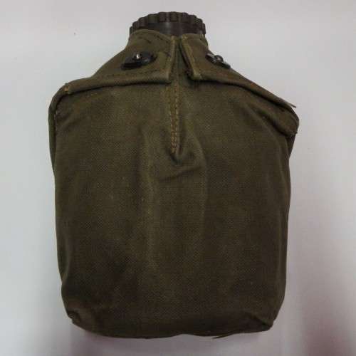 SADF water bottle with canvas pouch
