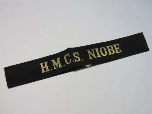Canadian HMCS Niobe (Shore establishment) cap tally