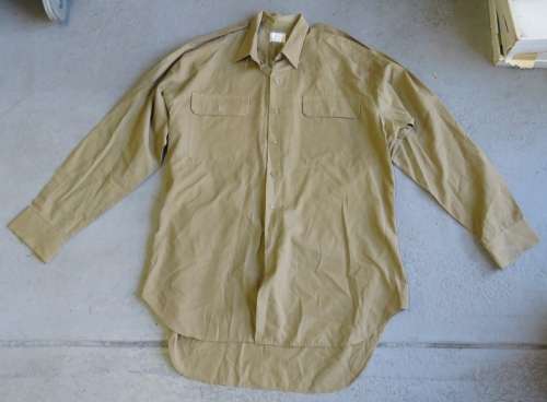 Early SADF long sleeve shirt - Damaged - Waist 56 cm - Inner arm 44 cm - Total back length 94 cm