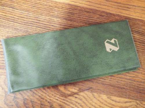Vintage Nedbank cheque book holder