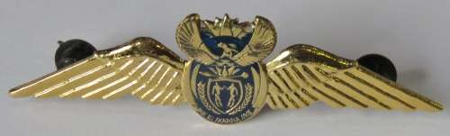 SANDF Air Force Permanent Force Pilot wings - Gold type