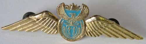 SANDF Air Force Reserves Pilot wing - Gold type