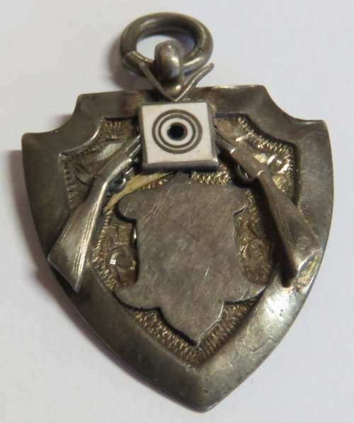 Vintage sterling silver shooting medal - Unissued - Weighs 8,2 grams