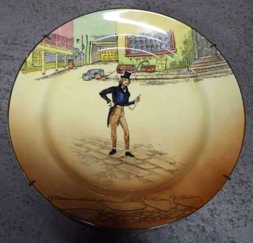 Vintage Royal Doulton Dickensware Alfred Jingle wall plate