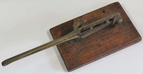 Antique brass tobacco cutter