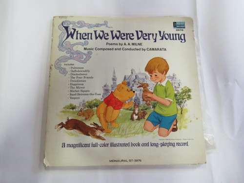 When we were very young - A magnificent full colour illustrated book and LP