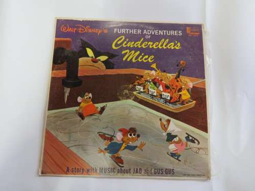 Walt Disney - Further Adventures of Cinderella`s mice - A story with music about Jaq and Gus-Gus LP