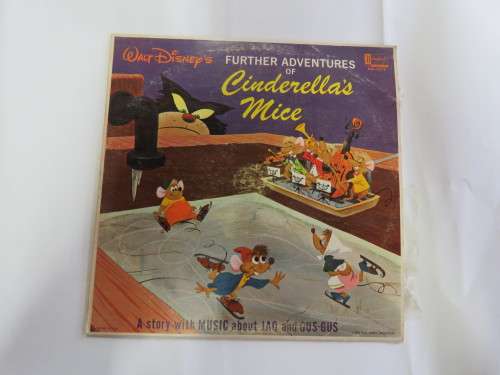Walt Disney - Further Adventures of Cinderella`s mice - A story with music about Jaq and Gus-Gus LP