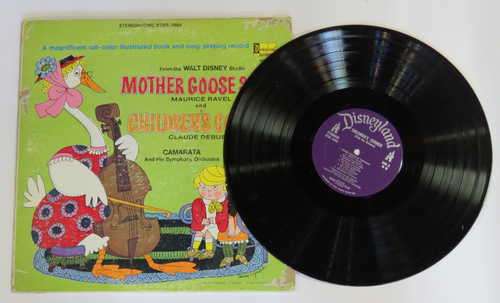 From the Walt Disney Studio - Mother Goose Suite and Children`s Corner LP with book