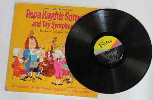 Papa Haydn`s Surprise and Tog Symphonies - A magnificent full-colour illustrated book and LP