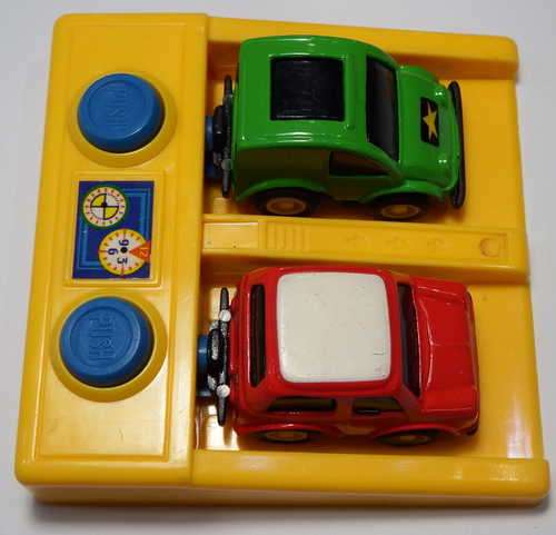 Pair of Launch racing cars
