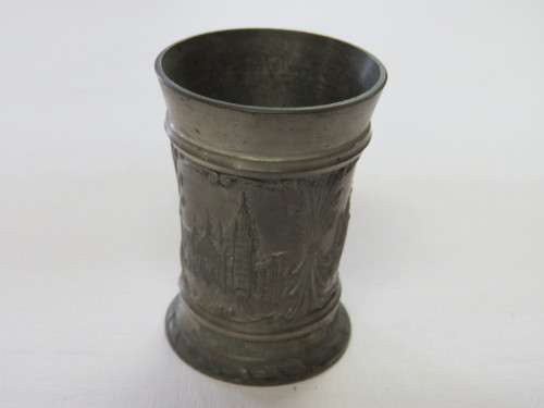 Vintage West Germany SKS Zinn shot glass