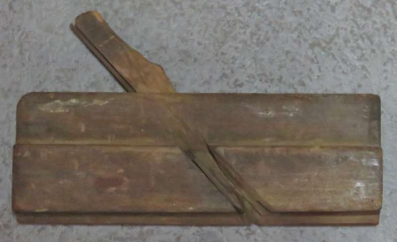 Antique wooden hand plane for tongue and grooves