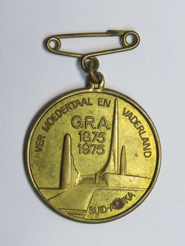 1875-1975 GRA ver Moedertaal en Vaderland medallion