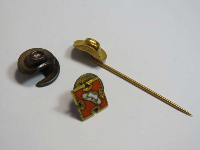 Lot of 3 vintage  Rapportyers badge