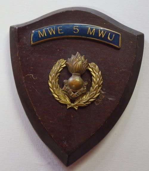 SADF 5 Maintenance works unit plaque