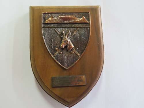 SADF Western Province command plaque - Kommandement WP meningvormerstoer 6-8 Augustus 1997