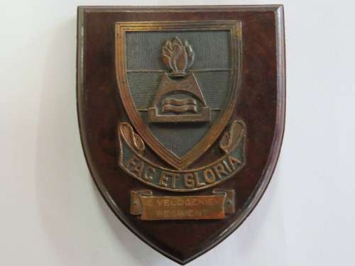 SADF 2 Field Engineers regiment plaque