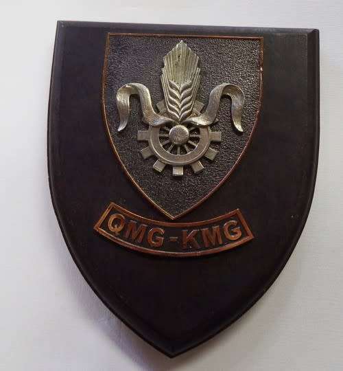 SADF Quartermaster General plaque