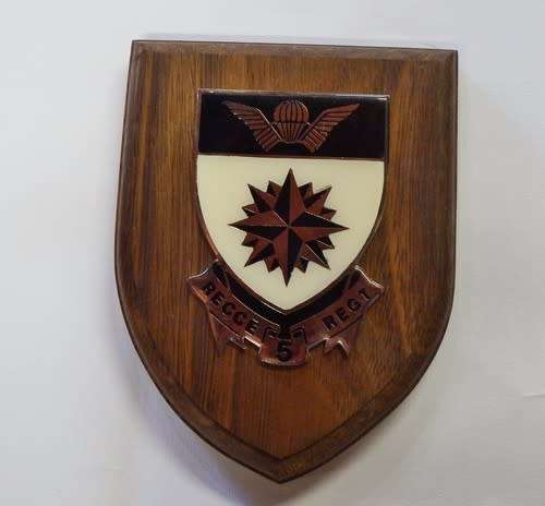 SADF 5 Recce special Forces plaque