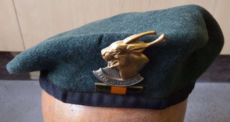 SADF Regiment Pretorius beret with badge and infantry balkie - Size 53