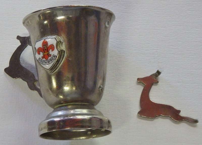 Vintage South African Scout Association trophy - Loose handle