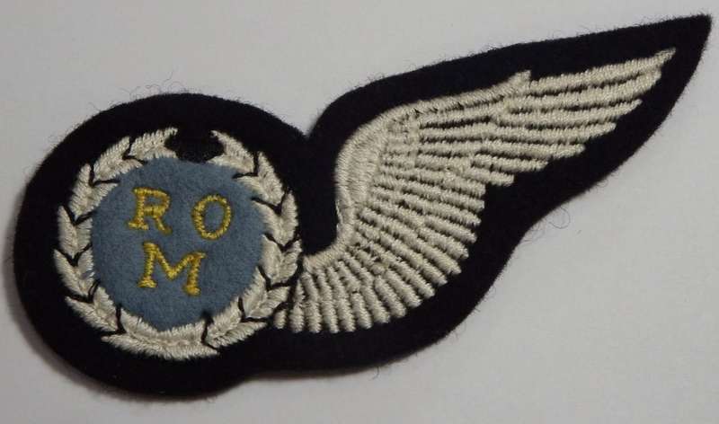 SA Air Force Radio Operator cloth wing