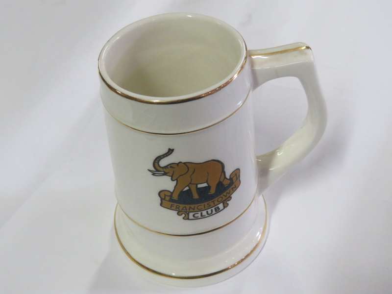 Vintage Francistown Club beer tankard