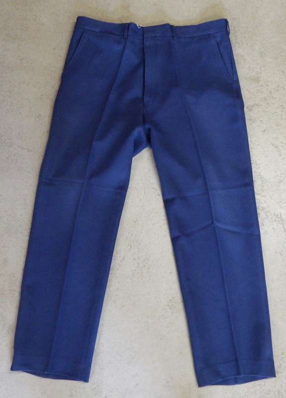 South African Sate Services blue trousers - Waist 105 cm - Inner leg 78 cm