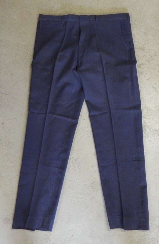 South African State Services blue trousers - Waist 102 cm - Inner leg 78 cm