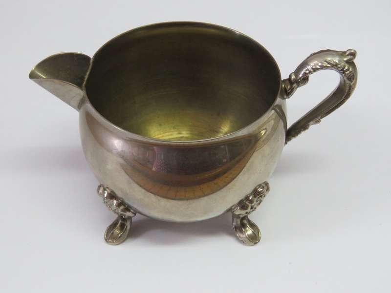 Vintage silverplated milk jug