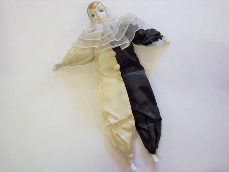 Vintage Russ Berrie and Co. porcelain clown doll